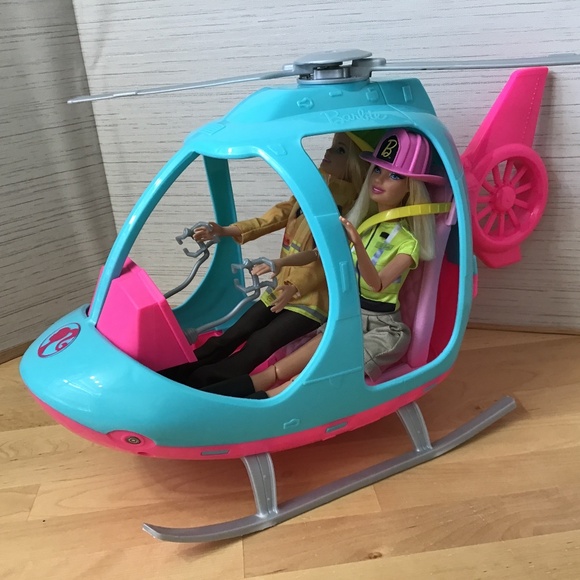 Barbie Helicopter and Dolls - Picture 1 of 10